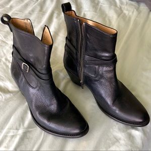 **SALE** Frye Black Leather Boots